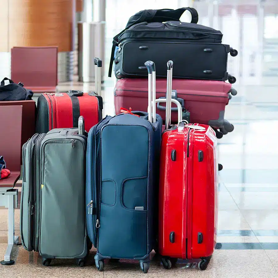 Excess luggage at airport