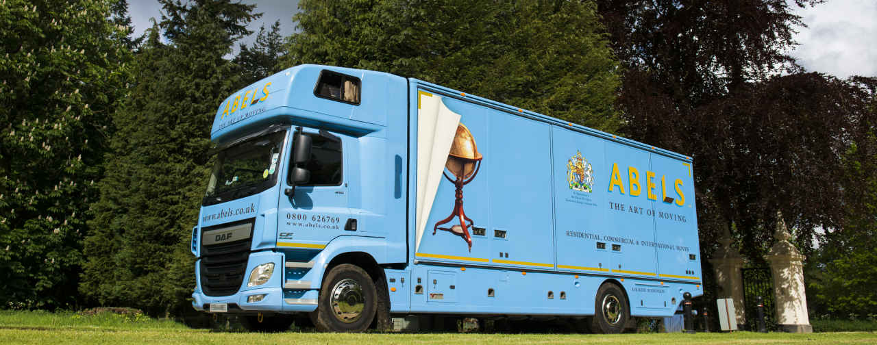 Truck in the country side